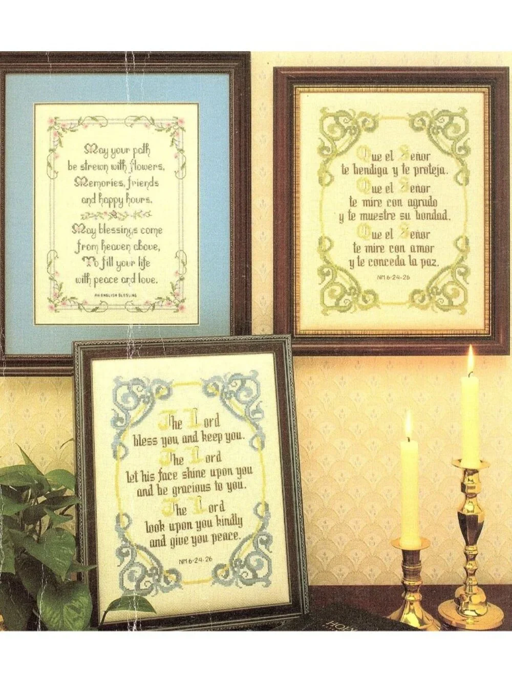 Blessings Vintage Cross Stitch Pattern Leaflet 1993 By Studio Seven No.259